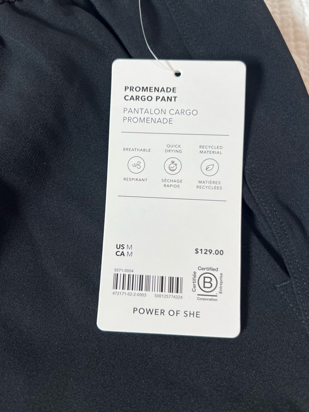 NWT Athleta Promenade Wide Leg Cargo Pant - Picture 5 of 14
